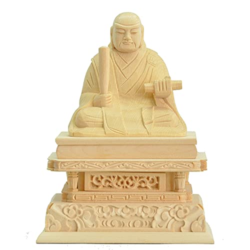 Amazon.co.jp: 福和屋 仏像【日蓮宗】木製仏像 日蓮聖人 桧木材