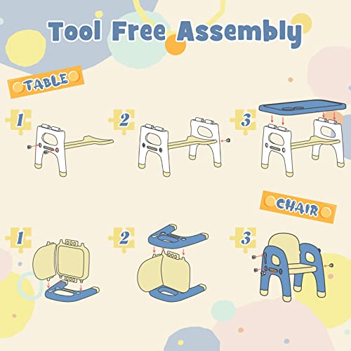 Costzon-Kids-Table-and-Chair-Set-wMontessori-Toys-Kids-Activity-Table-wStorage-Shelf-Building-Blocks-Cute-Dinosaur-Shape-Chair-Easy-to-Clean-Preschool-Kindergarten-Table-and-2-Chairs Costzon Kids Table and Chair Set wMontessori Toys Kids Activity Table wStorage Shelf Building Blocks Cute Dinosaur Shape Chair Easy to Clean Preschool Kindergarten Table and 2 Chairs