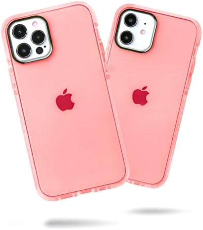 SteepLab Barrier Case for iPhone 12 & iPhone 12 Pro (2020, 6.1" Screen) - Impact Absorbing Case with Full Body Protection and Raised Bezel (Subtle Pink Peach)