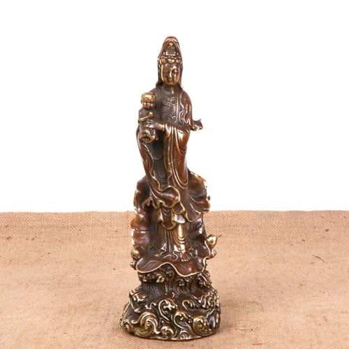 Statue Guanyin bouddha salon zen décoration rétro pour maison