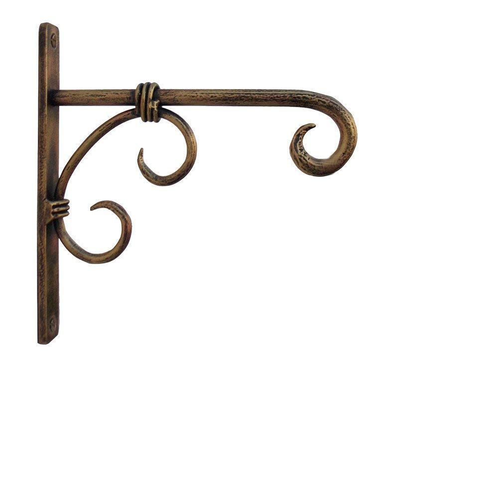 metal plant hanger wall hanging plant hook for bird feeders planters lanterns wind chimes hanging baskets ornaments string lights indoor outdoor balcony etc. (design-5, 1)