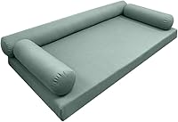 Vista 1 de Style6 Twin-XL Outdoor Daybed Mattress Bolster Knife Edge Insert and Cover Complete Set - AD002