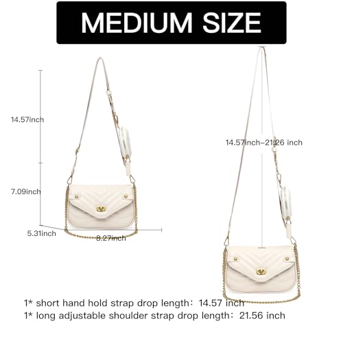 Image of GOIACII Shoulder Bag for Women Small Underarm Ladies Purses Crossbody Handbag