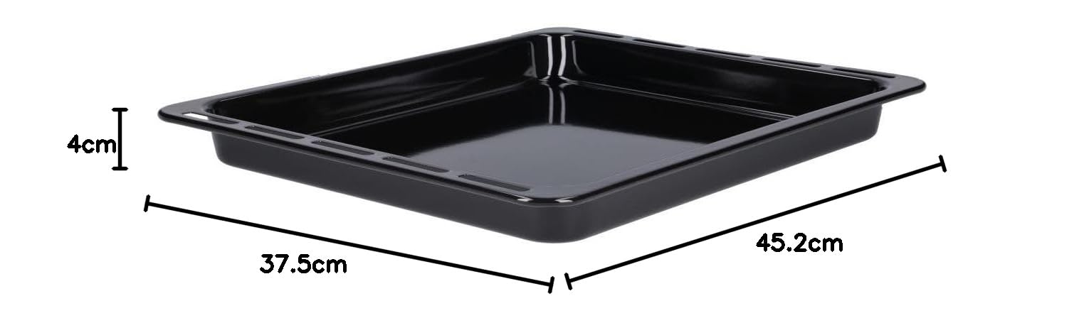 Bauknecht Whirlpool 481010657928 ORIGINAL Backblech Fettpfanne Blech Pfanne emailliert Herd Backofen auch Indesit Hotpoint C00325933