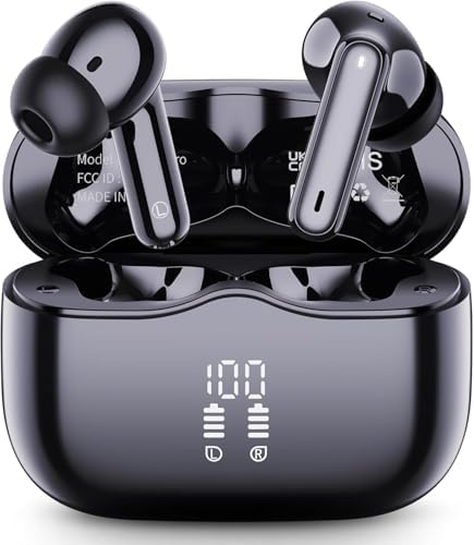 Wireless Earbuds, Bluetooth 5.4 Headphones in Ear with HiFi Stere...