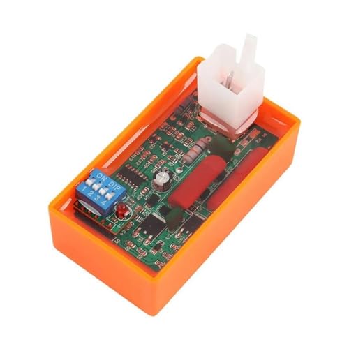Encendedor Caja CDI Piezas De Repuesto para TR100F Reparación Cajas Encendido Motocicleta 4/5/6 Pines, CDI con Interruptor Dip, Encendedor Velocidad, Accesorios para ECU Digital General
