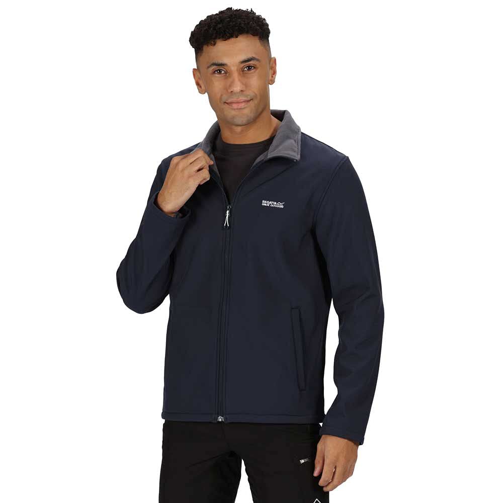 Regatta Men's Cera Softshell Outdoor Summer Jacket, Water Repellent, Wind Resistant & Stretchable - Perfect for Walking, Hiking & Camping