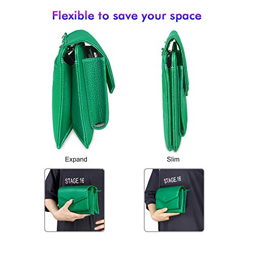Nuoku Wristlet Clutch Wallet Purse Small Crossbody Bags For Women With Cell Phone Holder Rfid 2 Straps thumb #6