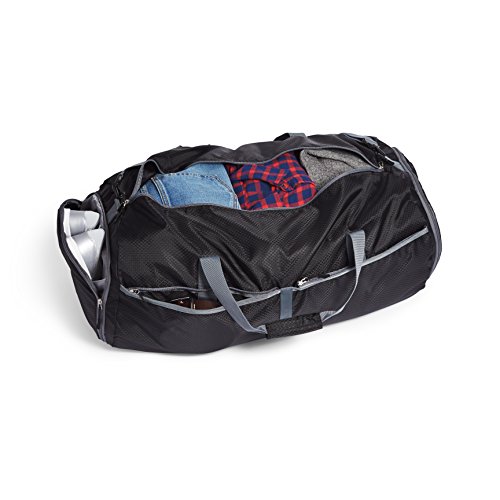 Amazon Basics - Borsone da viaggio ripiegabile, 69 cm, 75 l