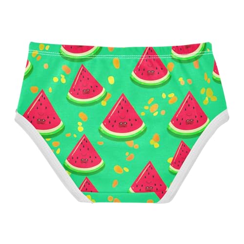Cotton Girls Underwear Toddlers Cute Watermelon Slice Green Panties Little Girl Fun Kids Briefs Undies 2t2