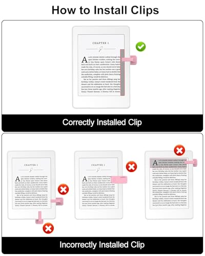 Image of Page Turner for Kindle, Remote Control Clicker for Kindle Paperwhite Colorsoft Accessories, Clicker Page Turner for iPad Tablets Reading Novels Taking, Pink
