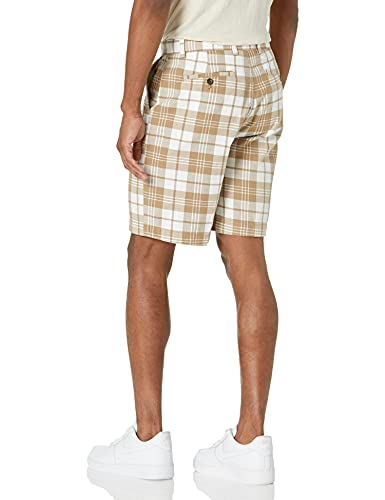 Image of Amazon Essentials Men's Classic-Fit 9 inch Cotton Twill Chino Shorts with Button-Through Pockets