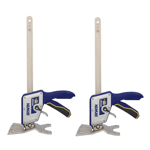 IRWIN Quick-Lift Construction Jacks, Hand Lifting Jack Tool, Multifunctional, Lift up to 10' and Lift Capacity 330 lbs, Pack of 2 (IRHT83100-2)