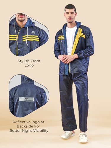 Image of LUX VENUS Reversible Rain Suit for Men.