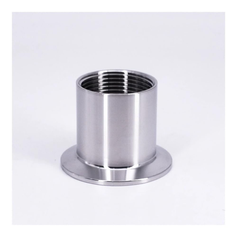 Rvblrdse Women's One Color 1-1/4" Bspt X 2" Tri Clamp Sus 304 Stainless Steel Coupler Fitting Home Brewing Beer