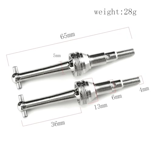 Accessoires de Modification MJX 14301 14302 Cardan Métal RC 1/14