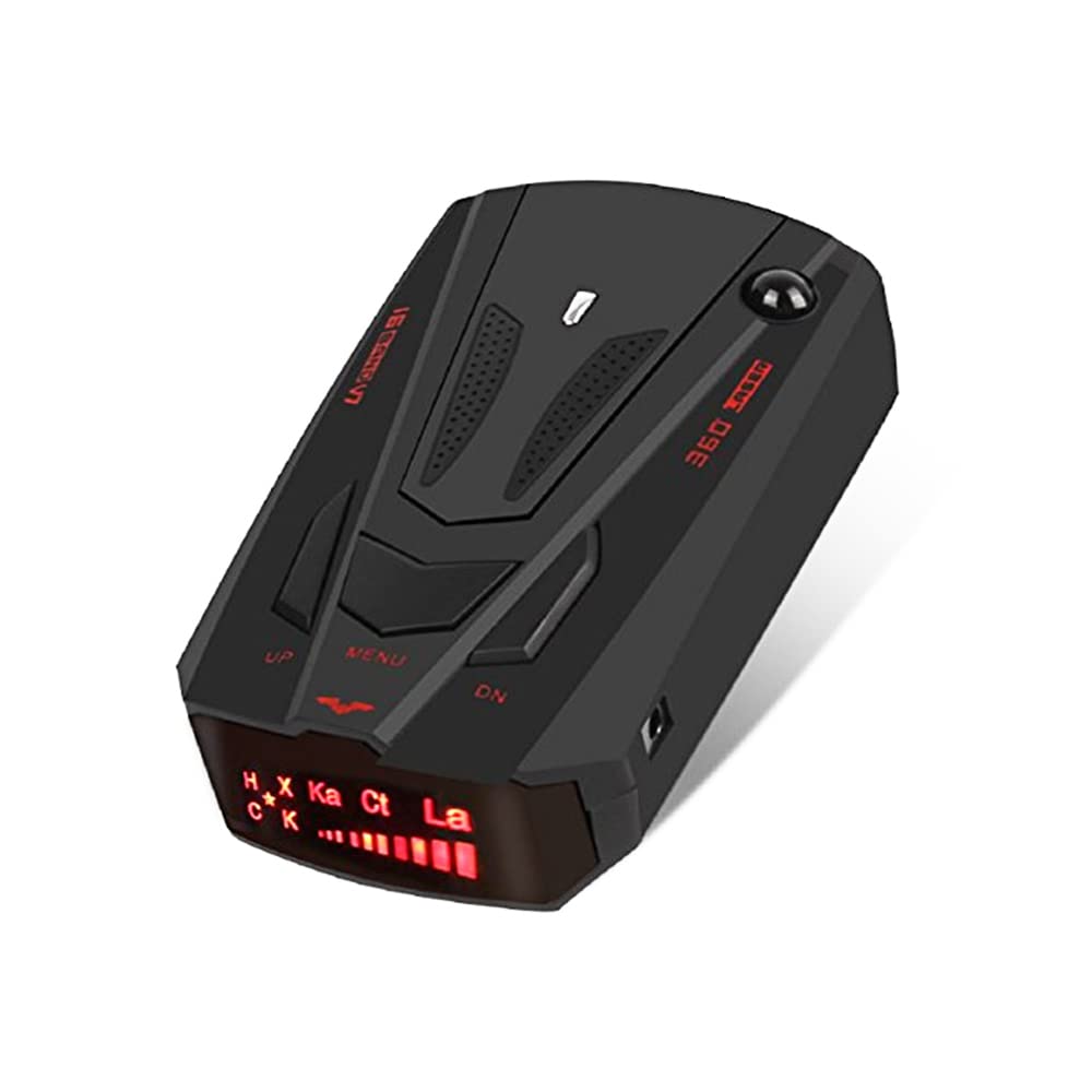 Détecteur de Radar de Voiture SANWAN V7, Mesure de Vitesse de déplacement de la Voiture Mesure électronique Radar Speedar Free Frequency Réception Avertissement Remote