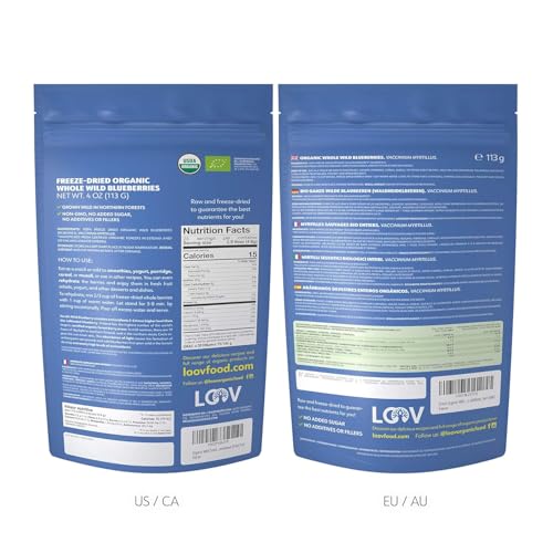 Whole Wild Blueberries 113 g/4oz