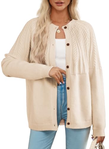 Image of Dokotoo Cardigan Sweaters for Women 2026 Fall Outfits Long Sleeve Sweaters