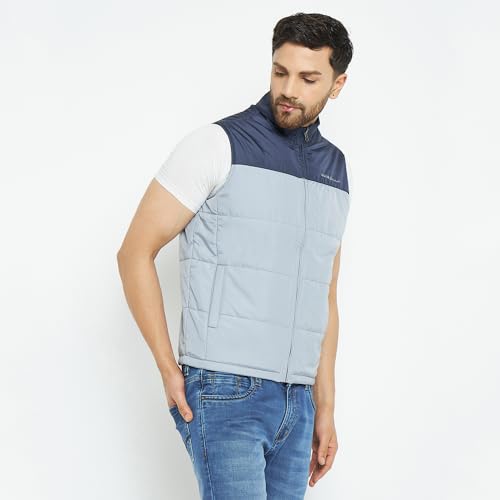 Image of Duke Stardust Men Sleeveless Reversible Jacket (SDZ3056 Navy XXL)