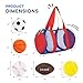 Neliblu Set of 5 Foam Balls for Kids - Toddler Toys Set with Soccer, Basketball, Football, Baseball, and Tennis - Soft Indoor and Outdoor Baby Balls for Toddlers - Kids Outdoor Toys for Active Play