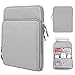 Produktbild TiMOVO 8-9 Zoll Tablet Tasche Kompatibel mit iPad Mini 6, iPad Mini 5/4/3/2/1, Galaxy Tab A7 Lite 8.7/Tab A 8.0/Tab A 8.4, Fire HD 8 & 8 Plus 20200, Multi Fächern Schutzhülle, Lichtgrau