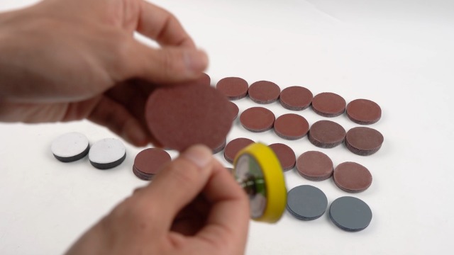 184-teiliges Schleifscheiben Set – 50 Mm Klett-Pads Von 60 Bis 10000 Körnung Für Nass- & Trockenschliff