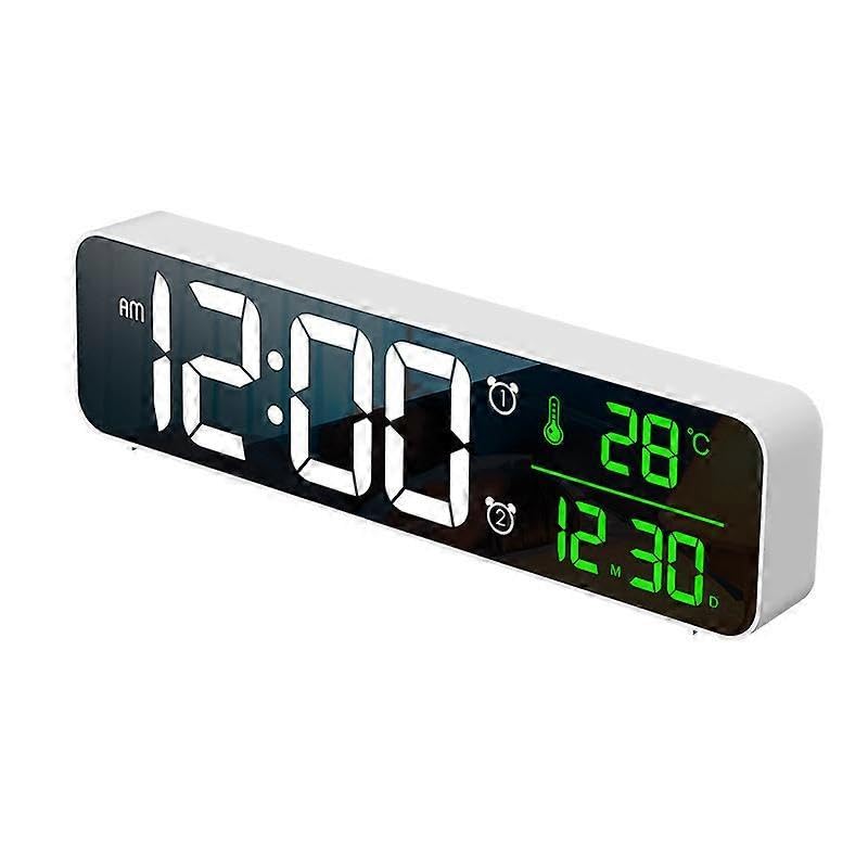 Réveil numérique matin pour une chambre lumineuse et des réveils en musique douce