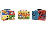 Disney 3-Pk 5.5' Tin Box Minnie Mickey Mouse & Friends Carry All
