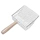 katmerio Katzenstreuschaufel, Katzenklo Schaufel Metall, Katzenstreu Schaufel mit Holzgriff, Katzenschaufel Katzenklo, Schaufel Katzenklo für Katzentoilette, Katzen, Hund,28cm (Silber)