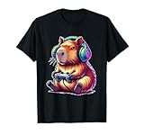 Funny Capybara Video Games Graphic