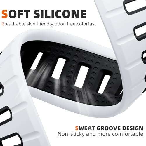 Odbeai Sport Band Compatible with Apple Watch Ultra 2 3/Ultra Band,Compatible with Apple Watch Bands for Men 49mm 46mm 45mm 44mm 42mm,Waterproof Silicone Strap for iWatch Bands All Series SE 11 10 9-1