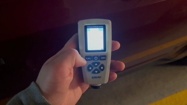 ERAY Schichtdickenmessgerät mit Hintergrundbeleuchtung LCD-Anzeige 
