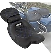 Amazon | HDBUBALUS バイク ツーアップ シート ライダー