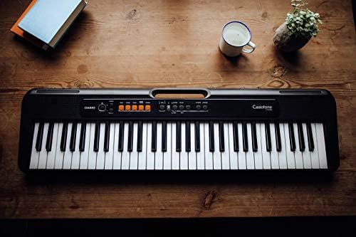 Casio CT-S100AD 61 Key Slimline and Super compact Portable Electronic Keyboard in Black with AC Adapter Included Black one size