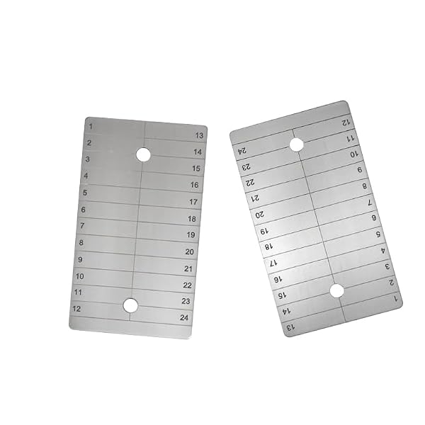 Titanium Seed Plates for Crypto Wallet Backup 24-Word Recovery Phrase Storage(2-Pack) Fireproof, Corrosion-Resistant, Ultra-Durable Metal Backup Solution Anodized Black (Silver) by Ti-Vision - Image 6