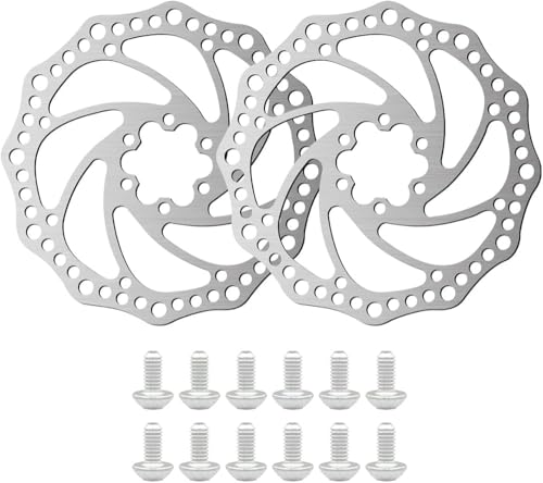 Image of CYBIC Mechanical Disc Brake System with Rotor Plates, Black, 160mm Disc Plates, 140 /160mm Calipers, 2 Sets