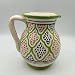 Brocca Caraffa Ceramica Terracotta Etnica Marocco Marocchina L. 1,5 Dipinta Mano 0302221009