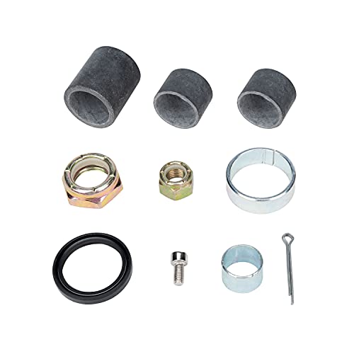 Qagea Upper Gimbal Steering Arm Swivel Shaft Pin Seal Bushing Nut Kit Replacement For Mercruiser Bravo And Alpha One Gen 2 Replaces# 98230A1 866322A01 866718A01 98262A1 #TOP3