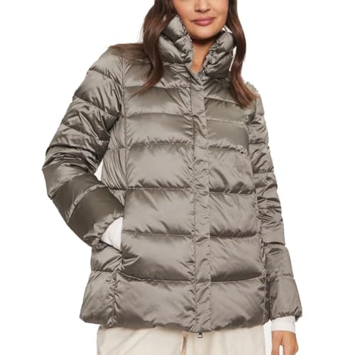 Geox W Adrya Mid Jkt Chaqueta, Cadena Oscura, 34 Mujeres