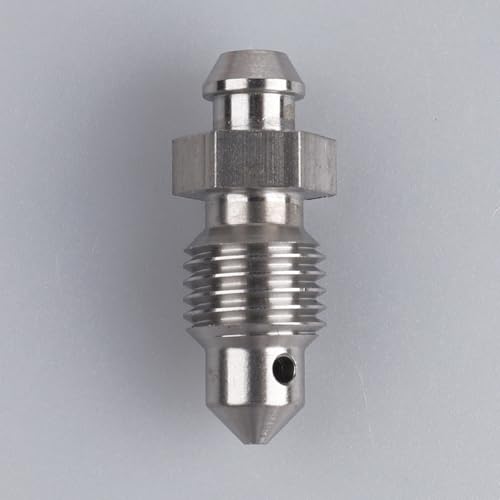 Image of Stainless Steel Bleeder Bleed Nipples Screw -4 AN AN4 Metric Brake Caliper Clutch Fitting Natural