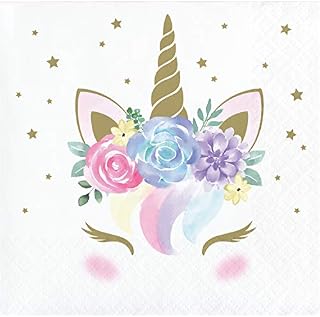 Unicorn Baby Shower Beverage Napkins, 48 ct