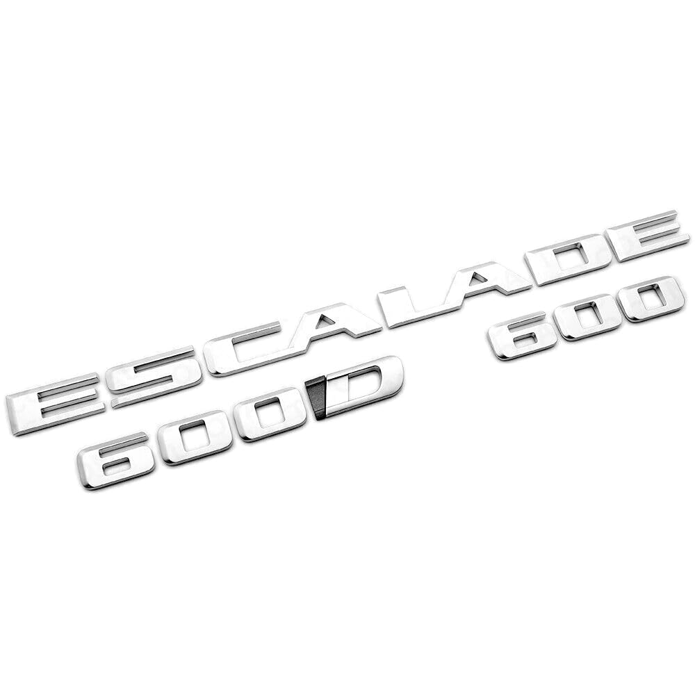 Amazon.com: 3Pack Escalade 600 600D Rear Liftgate Emblem 3D Badge