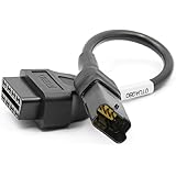 Goliton OBD2 OBDII 診断ケーブルアダプター 4ピン~16ピン Ducati オートバイ