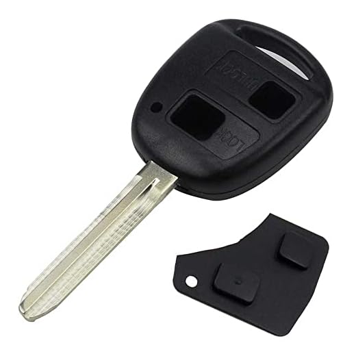 Carcasa Mando Llave 2 Botones para Coches Toyota Compatible Referencia Toy43