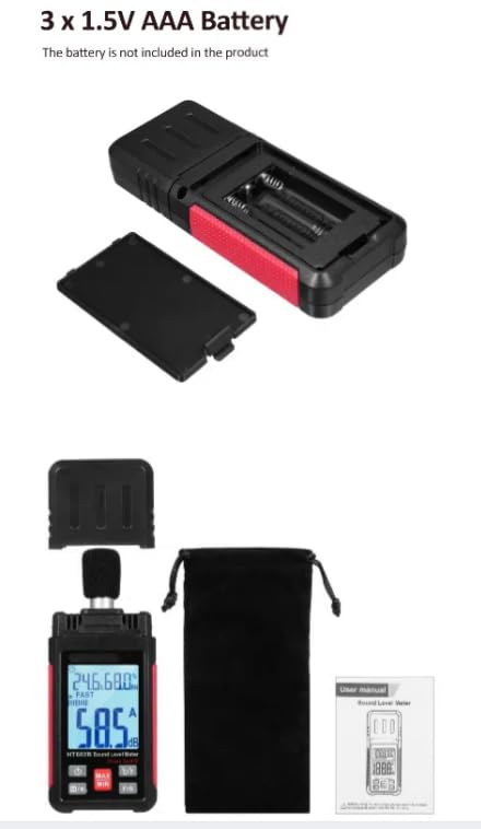 AWA5636-0 Basic Noise DB Decibel Value Measuring Instrument Sound Level Meter