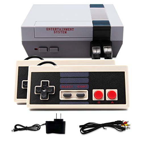 Classic Mini Retro Game Console, EFFUN Retro Game Console with Built-in 620 Games and 2 NES Classic Controller, AV Output Video Game for Kids Gift, Birthday Gift Happy Childhood Memories