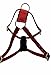 Heavy Duty 4 Way Adjustable Easy Fit, Metal Hardware USA Hand Made (Large, RED)