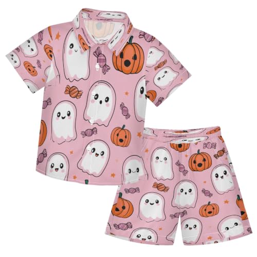 Image of Boccsty Ice Cream Drip Boy Summer Shorts Sets Hawaiian Toddler Boys T-Shirt & Pants 2 Pcs 3T-10T