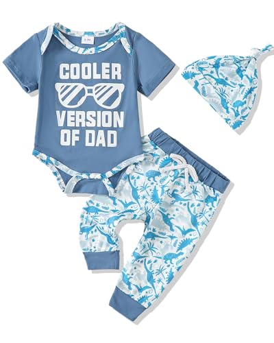 Image of NZRVAWS Baby Boy Clothes Preemie Infant Boy Bear Outfits Jumpsuit Bodysuit Letter Print Romper